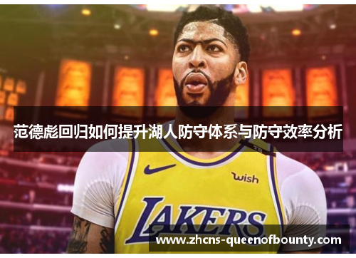 范德彪回归如何提升湖人防守体系与防守效率分析 范德彪回归如何提升湖人防守体系与防守效率分析